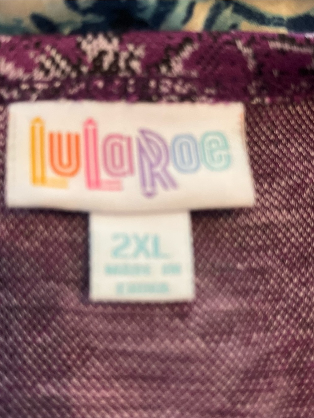 LuLaRoe Amelia Dress Purple Floral Short Sleeve Dress feminine defined pockets - Picture 10 of 12